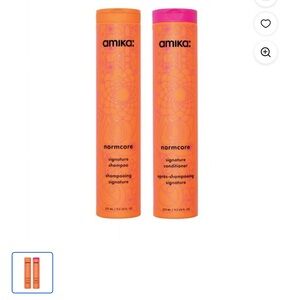 Amika Vibrant Orange and Pink Hair Care Duo